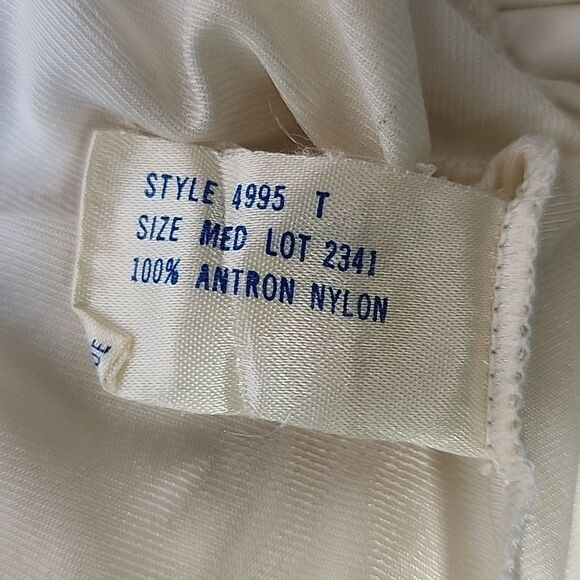 Vintage Union Made Satin & Lace Slip Size M Wonder Maid Non Cling - Picture 10 of 10